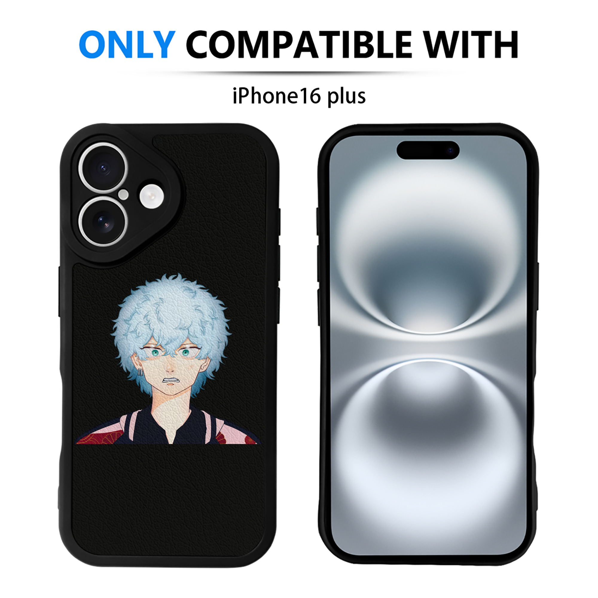 （画像用） 東京リベンジャーズ Tokyo Revengers 【iPhone 16シリーズ対応】シリコンスマホケース（レザー調） 材質：シリコン
